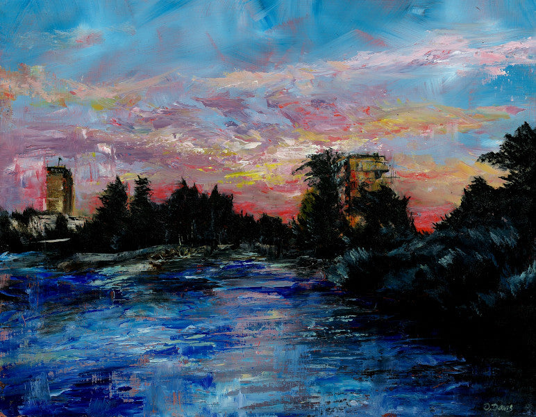 Riverside Sunset