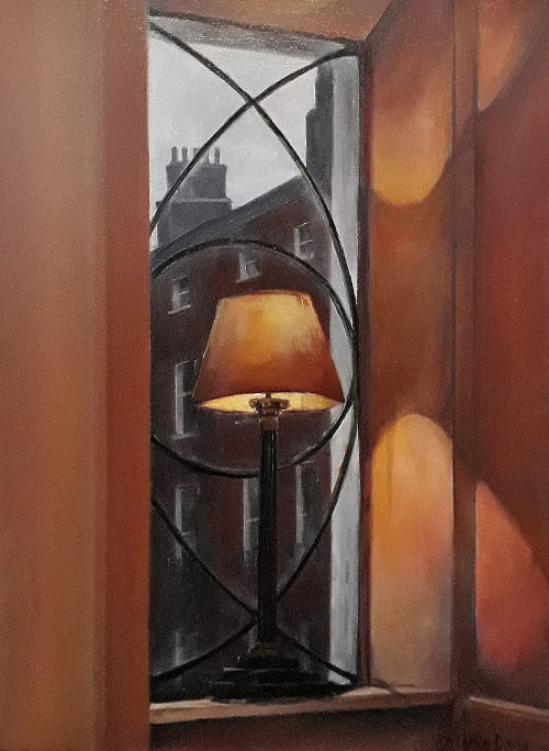 Lamp in Window