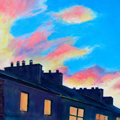 Sunset Over the Rooftops