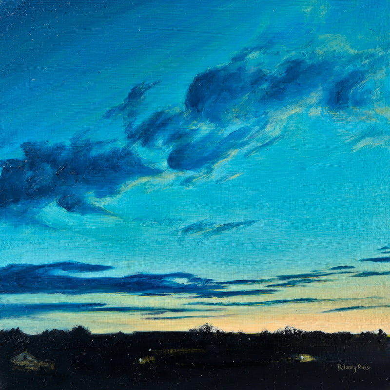 Blue Summer Sunset