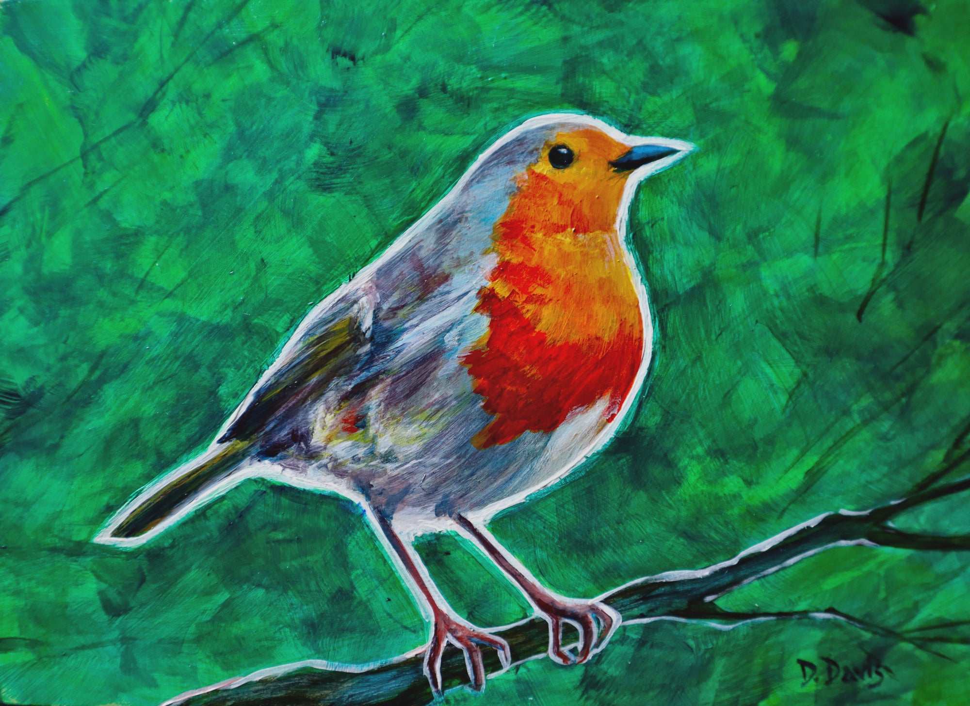 Robin on Green