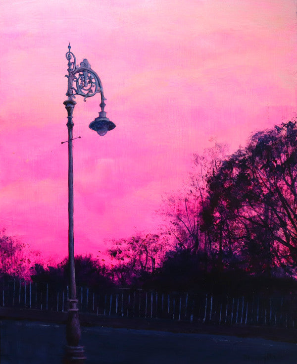 Street Lamp in Pink