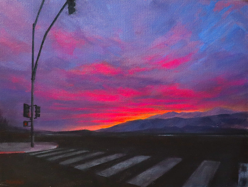 Sunset at the Crossing